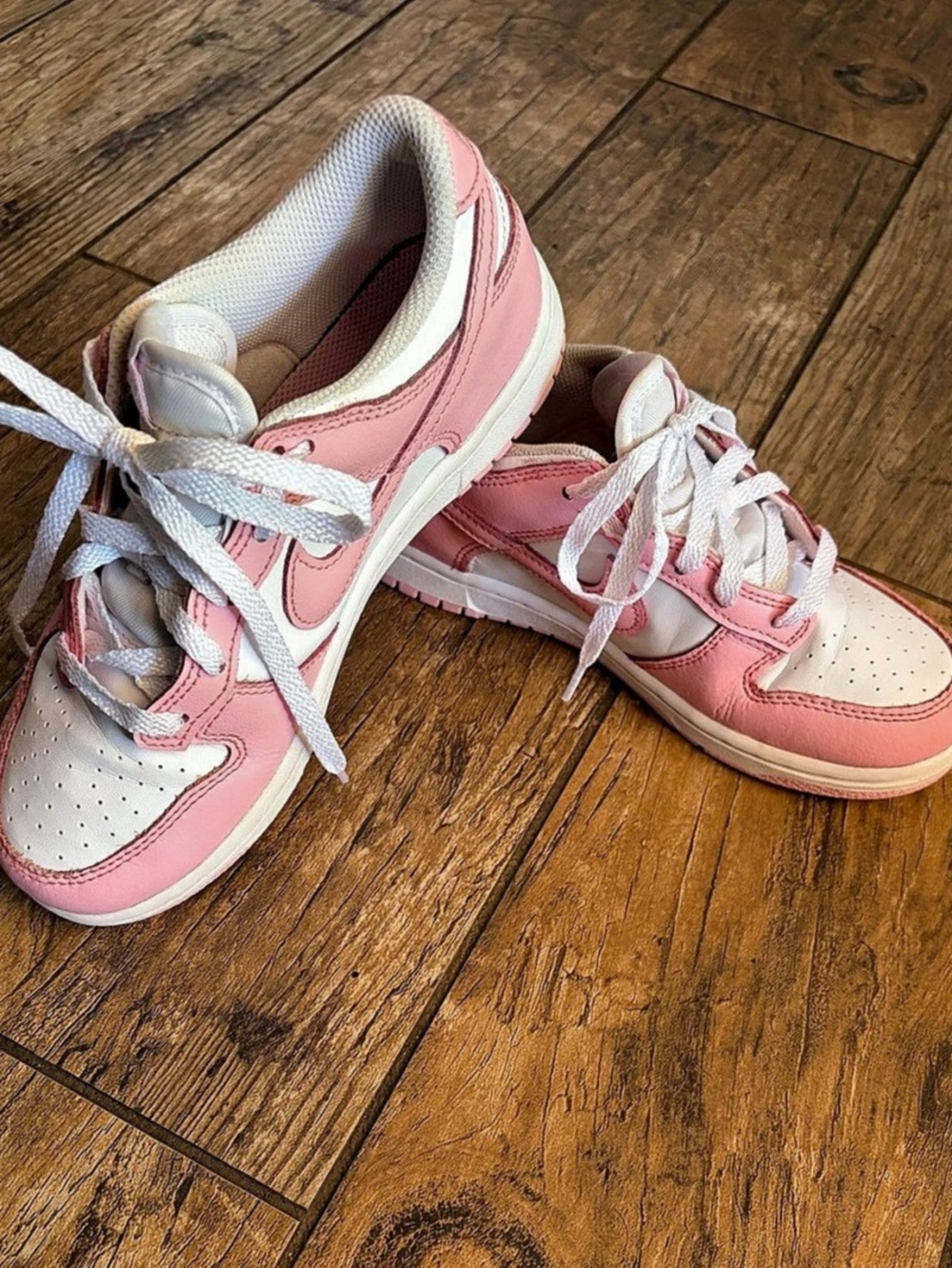Nike Dunk Low PS Soft Pink White Shoes Size 2.5Y |FB9108-125